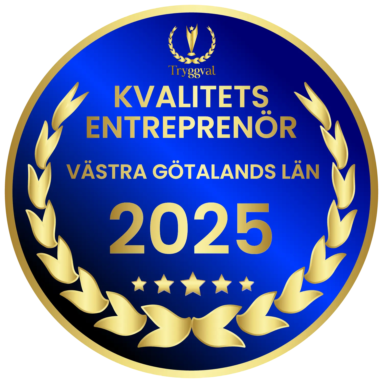 Kvalitets Entreprenör 2025 Västra Götalands Län